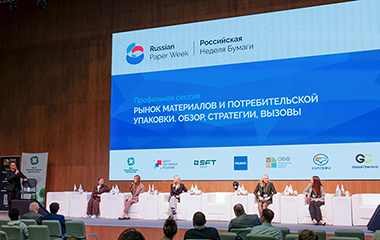 Сессия «Рынок материалов и потребительской упаковки. Обзор, вызовы, стратегии» на «Российской неделе бумаги». Пострелиз