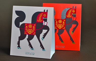 Настольный календарь «Дубль В» 2026: возможности горячего тиснения