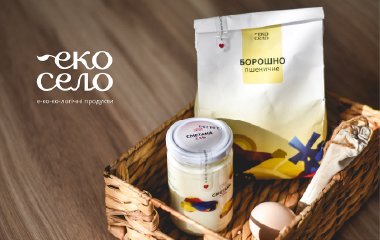 Победитель конкурса «Заводной апельсин 2020» в номинации «Упаковка для пищевой продукции»: Юлия Оломская «Нейминг, логотип и упаковка для продукции ТМ «Эко-село»